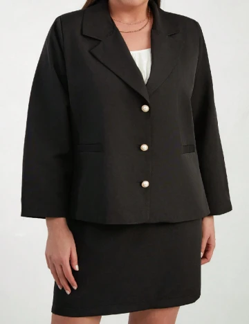 Compleu SHEIN CURVE, negru