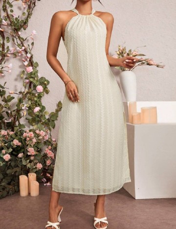 Rochie medie SHEIN, crem