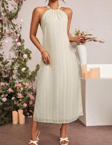 Rochie medie SHEIN, crem