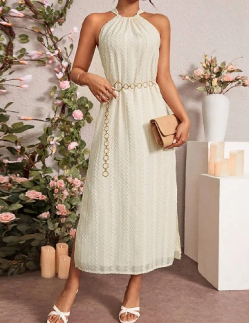 Rochie medie SHEIN, crem