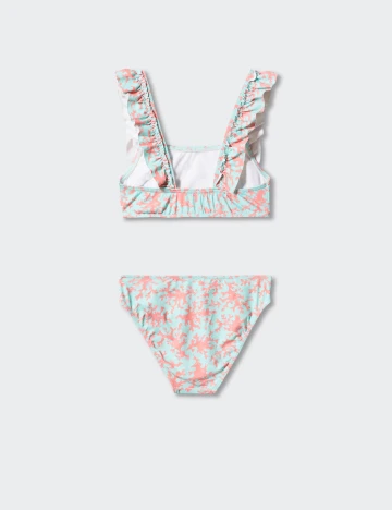 Costum de baie Mango Kids, turcoaz Albastru
