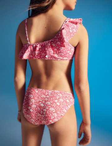 Costum de baie Mango Kids, roz