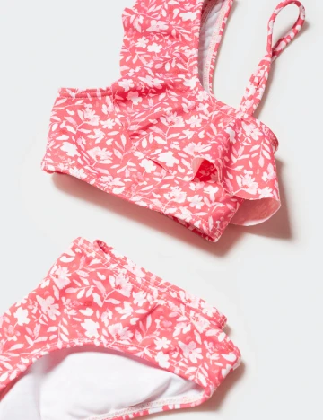 Costum de baie Mango Kids, roz Roz