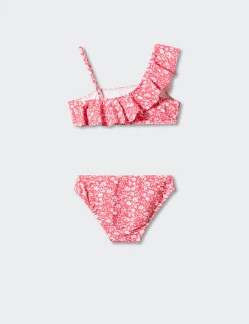 Costum de baie Mango Kids, roz Roz