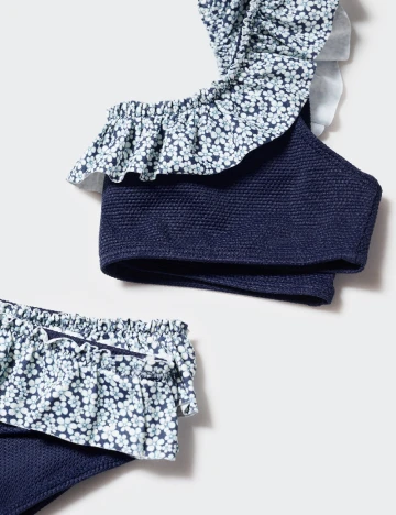 Costum de baie Mango Kids, bleumarin Albastru