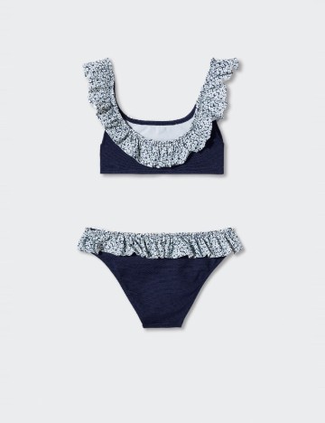 Costum de baie Mango Kids, bleumarin