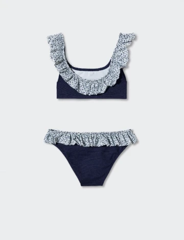 Costum de baie Mango Kids, bleumarin Albastru