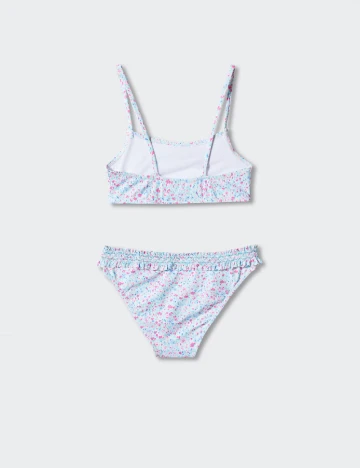 Costum de baie Mango Kids, bleu Albastru