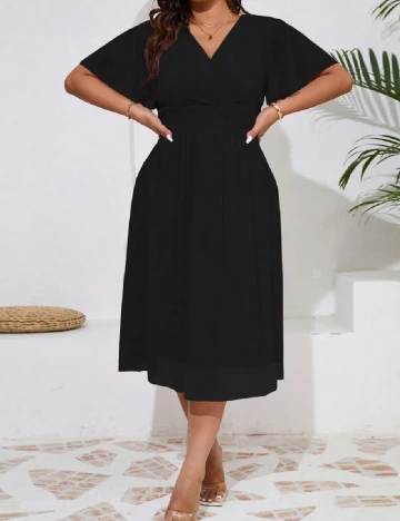 Rochie medie SHEIN CURVE, negru