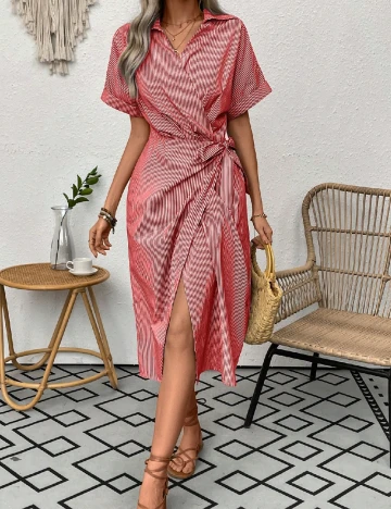 Rochie medie SHEIN, rosu