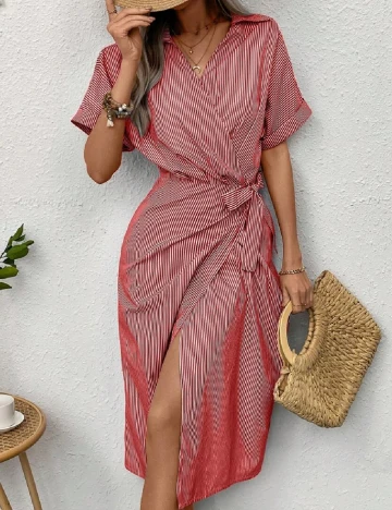 Rochie medie SHEIN, rosu