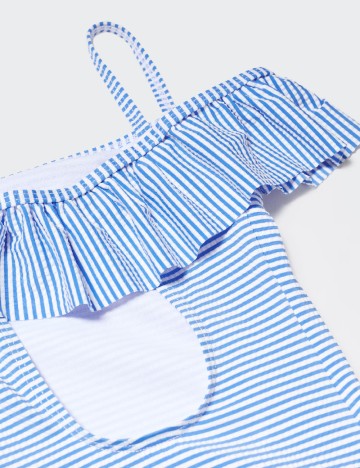 Costum de baie Mango Kids, albastru