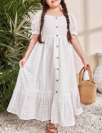 Rochie Shein Kids, alb