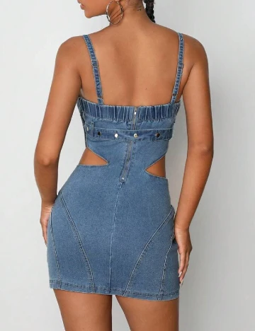 Rochie scurta SHEIN, albastru