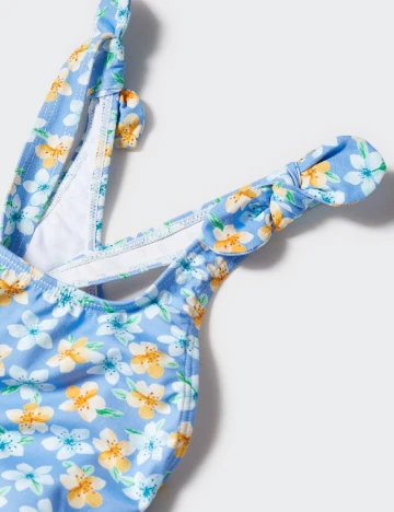 Costum de baie Mango Kids, albastru Albastru