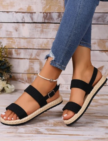 
						Sandale SHEIN, negru