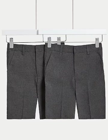 Set Pantaloni scurti 2 perechi M&S Collection, gri Gri
