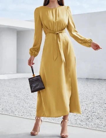 Rochie medie SHEIN, galben Galben