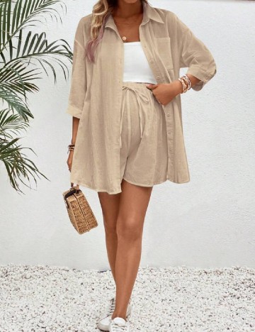 Compleu SHEIN Maternity, crem