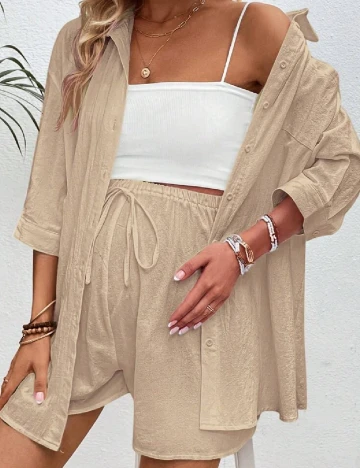 Compleu SHEIN Maternity, crem