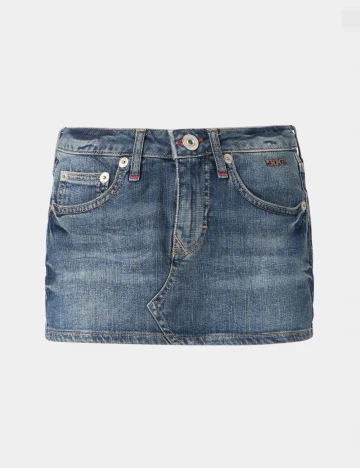 Fusta Urban Outfitters, albastru Albastru