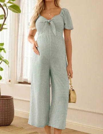 Salopeta SHEIN Maternity, verde