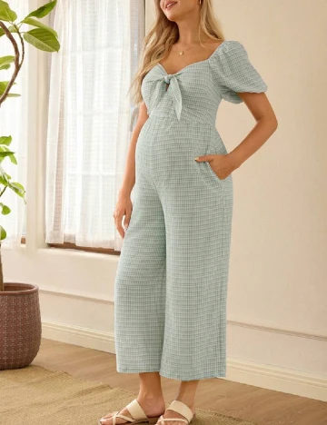 Salopeta SHEIN Maternity, verde