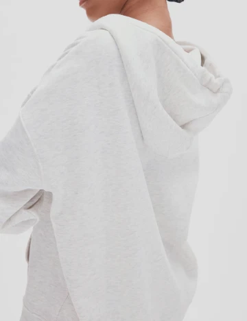 Hanorac Oversize H&M, gri deschis