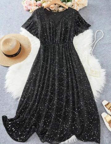 Rochie lunga SHEIN CURVE, negru