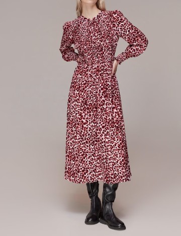 Rochie medie Whistles, roz