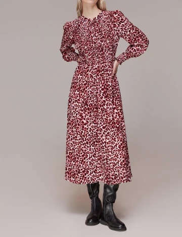 Rochie medie Whistles, roz