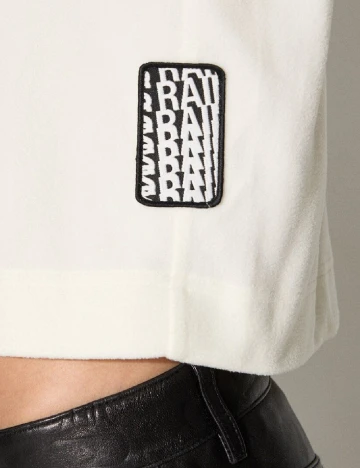 Bluza Rains, alb Alb