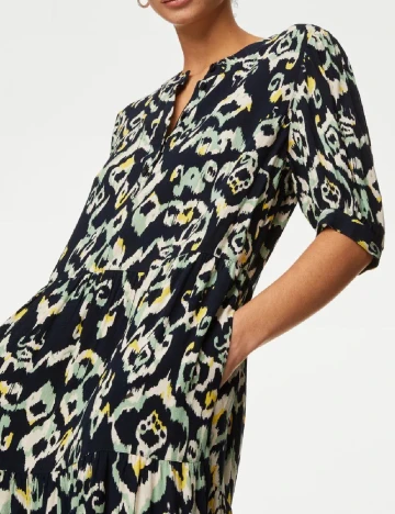 Rochie lunga M&S Collection, bleumarin inchis