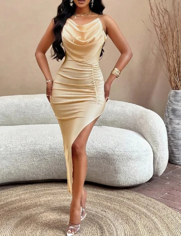 Rochie medie SHEIN, crem