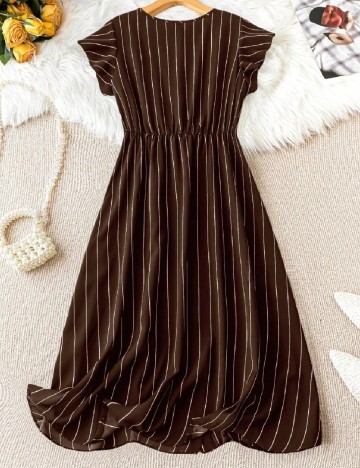 Rochie medie SHEIN CURVE, maro