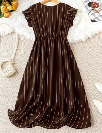 Rochie medie SHEIN CURVE, maro