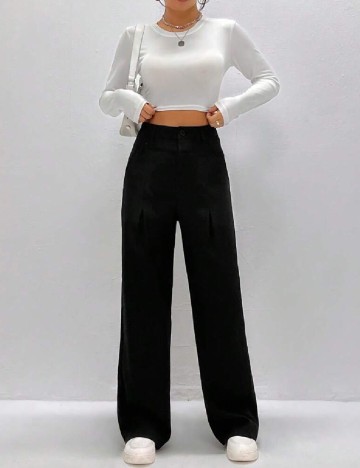 
						Pantaloni SHEIN, negru