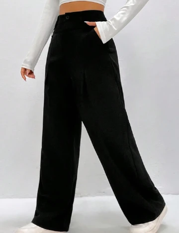 Pantaloni SHEIN, negru
