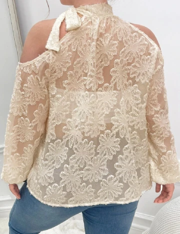 Bluza SHEIN CURVE, crem