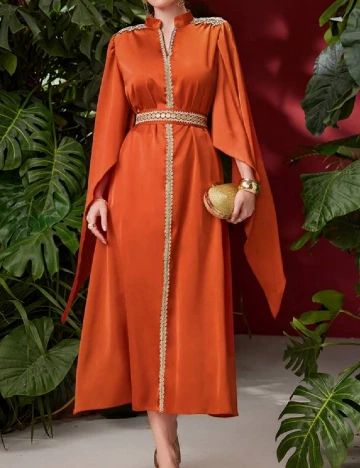 Rochie medie SHEIN, portocaliu