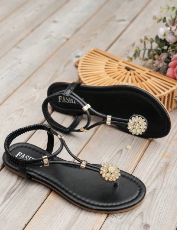 
						Sandale SHEIN, negru