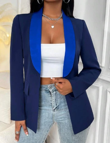 Blazer SHEIN, bleumarin