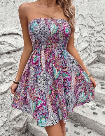 Rochie scurta SHEIN, mix culori