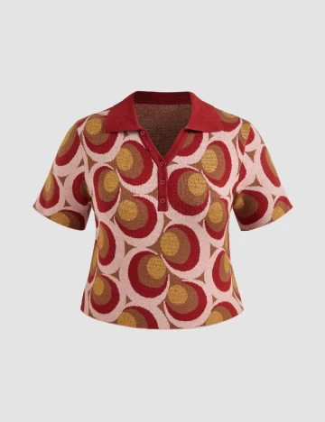 Bluza Cider Plus Size, mix culori