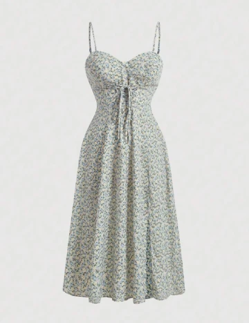 Rochie medie SHEIN CURVE, floral print