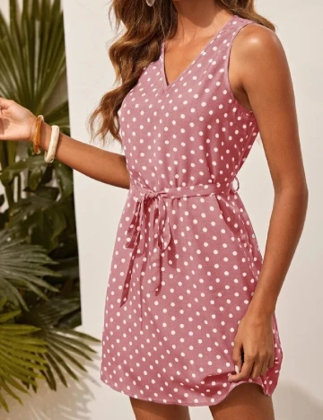 Rochie scurta SHEIN, roz