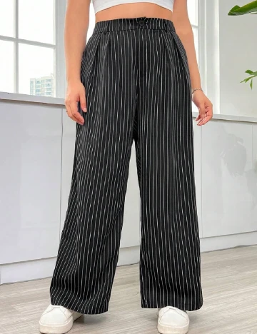 Pantaloni SHEIN CURVE, negru