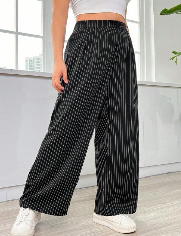 Pantaloni SHEIN CURVE, negru