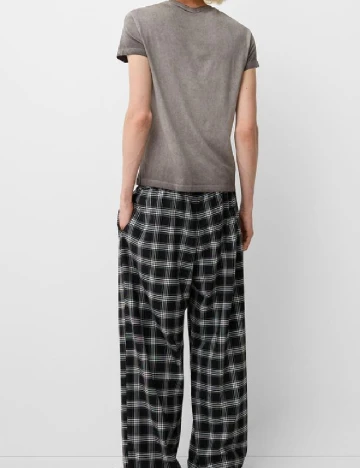 Tricou Bershka, gri Gri