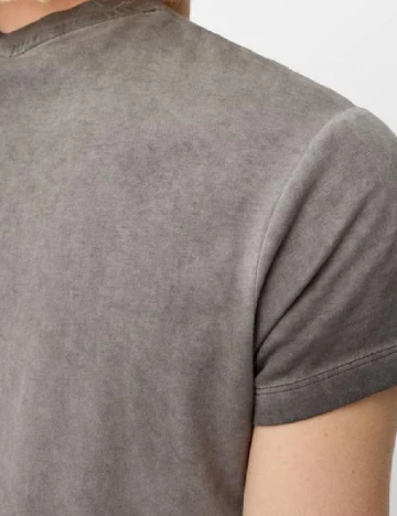 Tricou Bershka, gri Gri